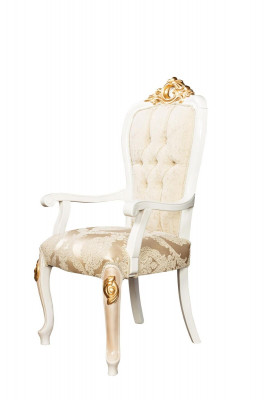 Krzesła salon jadalnia fotel krzesło tapicerowane z podłokietnikiem luksusowy Fotel Nowość