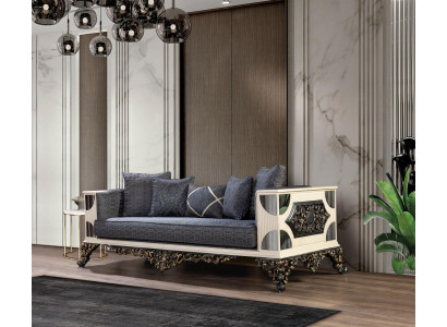 Luksusowa Sofa 3-miejsce siedzące Stof Salonowy Klasyczny Design Sofy Podkładka Kanapy Nowa