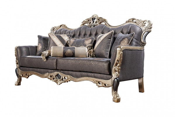 Luksusowa Sofa 3-miejsce siedzące Stof Salonowy Klasyczny Design Sofy Podkładka Kanapy Nowa
