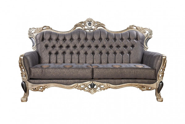 Sofa Klasyczna 3 miejsce do siedzenia Sofa Tapicerowana Biały Textill Siedziba Design Couch Sofy Materiał