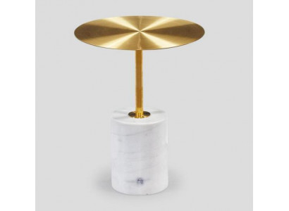 Luksusowy biały stolik do salonu Stolik ze sztucznego marmuru stolik kawowy