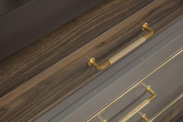 Toaletka Stół konsolowy Luxury Meble Brown Design Drewno Konsole Nowe