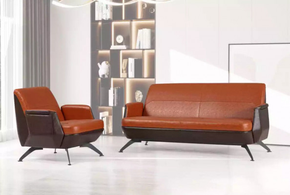 Zestaw wypoczynkowy dwumiejscowy Sofa Fotel do gabinetu luksusowego biura projektanta