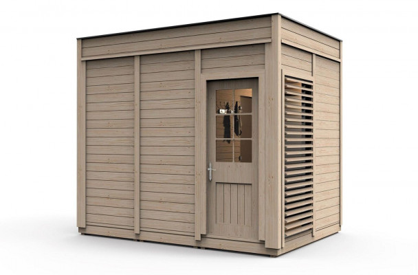 Sauna Drewno Woodpro Sauna ogrodowa Drewniana Sauna Zewnętrzna Sauna sucha 345x245x318