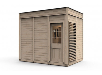 Sauna Drewno Woodpro Sauna ogrodowa Drewniana Sauna Zewnętrzna Sauna sucha 345x245x318