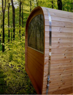 Sauna drewniana Sauna zewnętrzna Drewno Drewno sosnowe Domek z sauną Domek z sauną