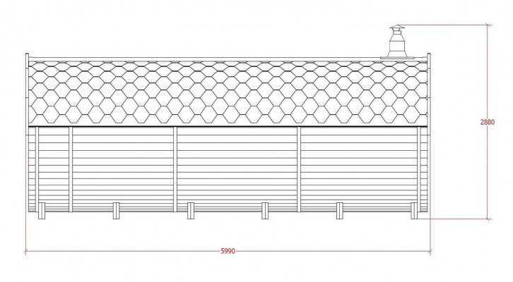 Sauna beczka do sauny zewnętrzna sauna ogrodowa 590 x Ø 2,27 m zestaw beczki do sauny