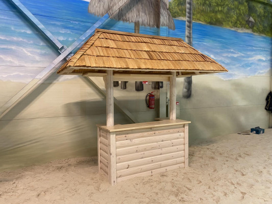 Lada barowa Home Bar Ogród Stół barowy Lada Stół barowy Stół barowy na dach 300x130x270