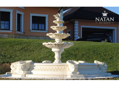 Umywalka Ozdobna Fontanna Fontanna Rzeźba Fontanna Fontaine Ogród Fontaine Staw Miasto