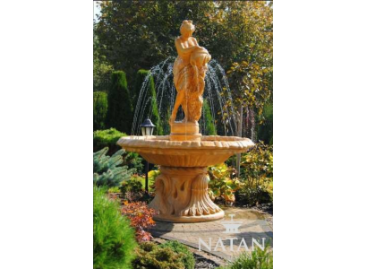 Fontanna ogrodowa Fontanna do stawu 155cm Kamienna fontanna Fontanna ogrodowa Fontaine Nowość