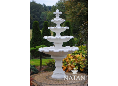 Fontanna ogrodowa Fontanna do stawu 224cm Kamienna fontanna Fontanna ogrodowa Fontaine Nowość