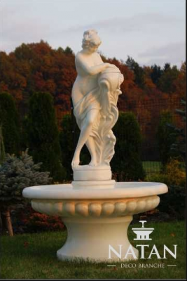 Dekoracyjna fontanna fontanna figura 196cm dekoracja fontanny ogrodowa fontanna staw