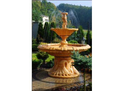 Dekoracyjna fontanna fontanna figurka fontanna dekoracja ogrodowa Fontaine staw SHELLA