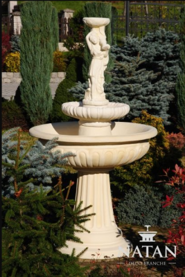 Fontanna Fontanna Żaba Fontanna Kamienna Fontanna Fontanna ogrodowa Fontaine 164cm