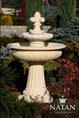 Fontanna ogrodowa Fontanna do stawu 138cm Kamienna fontanna Fontaine ogrodowa Fontaine Nowość