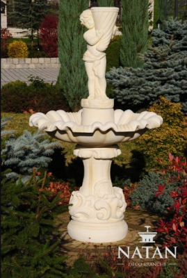 Fontanna ogrodowa Fontanna stawowa Kamienna fontanna Kamienna fontanna ogrodowa Fontaine