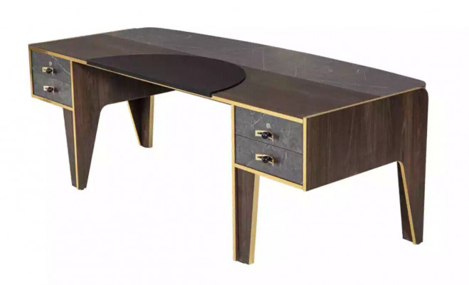 Biurko z szufladami, meble do gabinetu Tabela Luxury Office 220x95