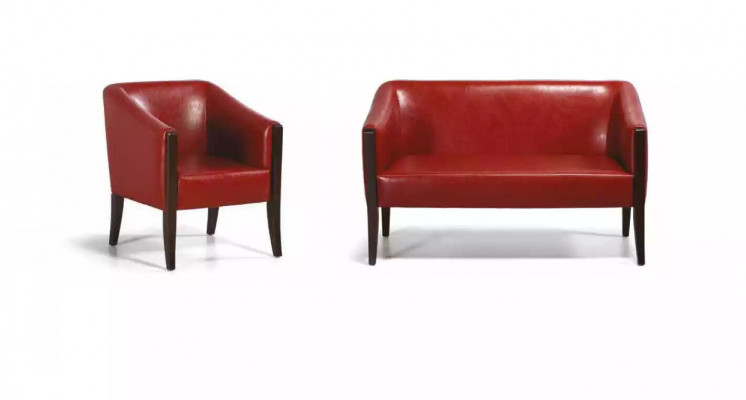 Czerwony Zestaw sofowy Dwumiejscowy nowoczesny Fotel Designer Podkładka Luksusowy zestaw