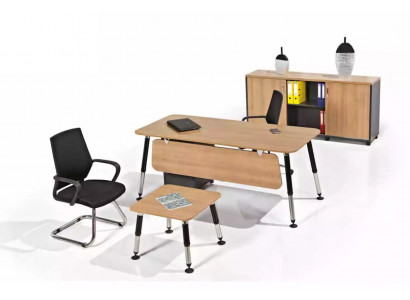 Office Ustaw luksusowe meble biurowe Biurko Szafka biurowa komplet 3 sztuki