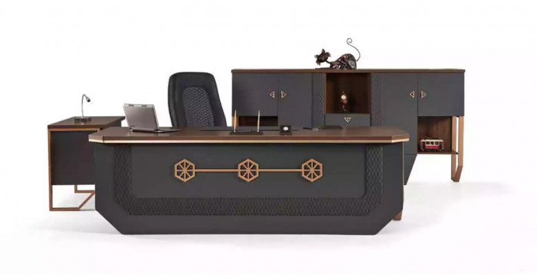 Biurko Executive luksusowe Biurko Kolekcja biurka 240x95cm