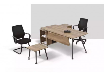 Kompletny zestaw mebli biurowych, biurka, stolik kawowy design