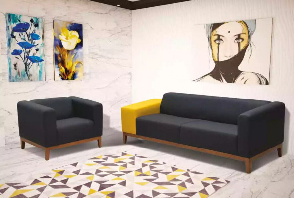 Sofa trzyosobowa kanapa gabinet luksusowe Meble Włókiennicze sofa tapicerowana