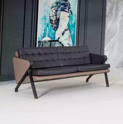 Dwumiejscowe luksusowe meble do gabinetu Nowoczesna tapicerowana sofa