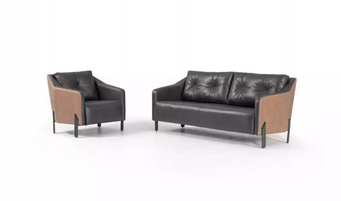Gabinet Sofa Kanapa 3 miejsce do siedzenia Włókienniczy Podkładka Materiał Nowe Meble Biurowe