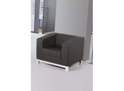 Szary Fotel Office Meble Siedziba Fotel Tapicerowany Fotel Włókienniczy Gabinet