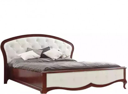 Łóżko Podkładka Design Luksusowe Dwuosobowe łóżko Hotelowe Barokowe Drewno Meble Nowe