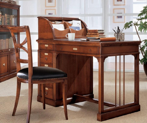 Krzesło Office Luxury Fotel Stół obiadowy Drewno Fotel Meble Design Bizzotto Włochy