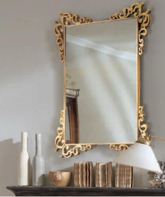 Lustro Lustro Gold Nowoczesny Design Biały Lustro Meble Bizzotto New Lustro