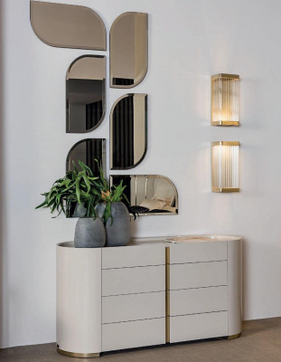 lustro ścienne Lustro Sypialnia Meble Design Włoska Marka Bizzotto Nowość