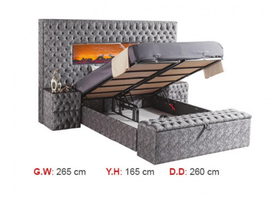 Łóżko Podwójne łóżko Meble Umeblowanie Nowa Sypialnia Meble Design