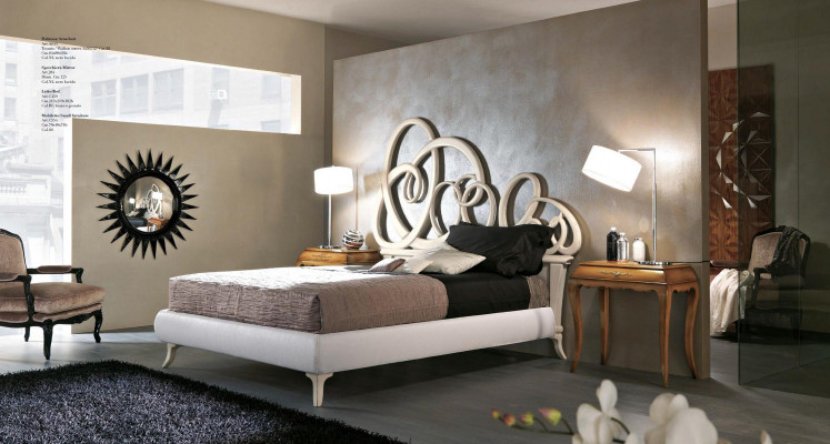 Projektant Lustro Sunburst Prestige Sypialnia lustro ścienne luksusowa jakość