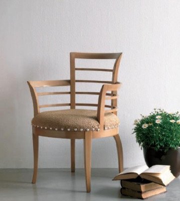 Krzesło Design Solidne drewno Podłokietniki Luksusowy Fotel jadalnia Salon Meble biurowe