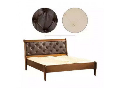 Luksusowa Sypialnia Łóżko Design Podkładka Double Hotel Bed Chesterfield
