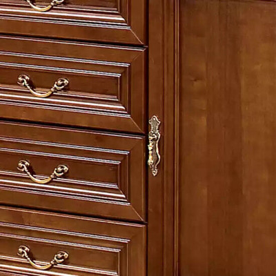 Szuflady Dąb Solidne drewno Komody Kredens Prawdziwe drewno Szafa