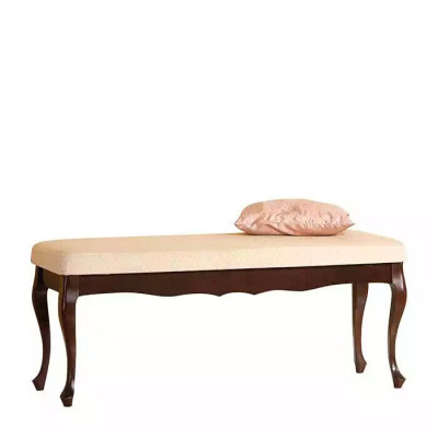 Klasyczny designerski podnóżek Kanapa Stołek do siedzenia, tapicerowany podnóżek