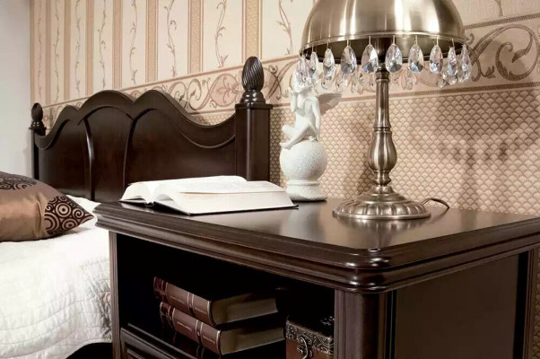 Stolik nocny Design Drewno Tabela Kredens stoły Szafa Sypialnia Nowy