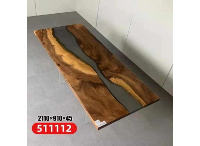 Projekt Tabela Modern Sea River Meble stoły Stół obiadowy stoły Żywica epoksydowa Ocean