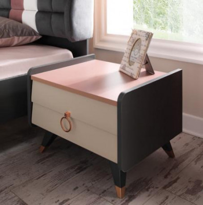 Zestaw Sypialnia Łóżko Stolik nocny Szafa Zestaw Modern Luxury Setra
