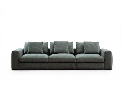 Sofa do salonu 3 miejsce do siedzenia Podkładka sofy projekt Drewno Włókiennicze nowe nowoczesne