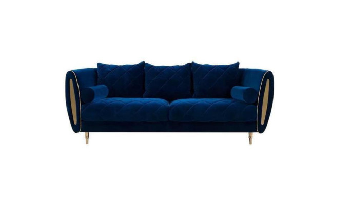Design Blue 3 miejsce do siedzenia Relaks Sofy Sofa Włókienniczy Podkładka Kanapa Materiał Kanapy