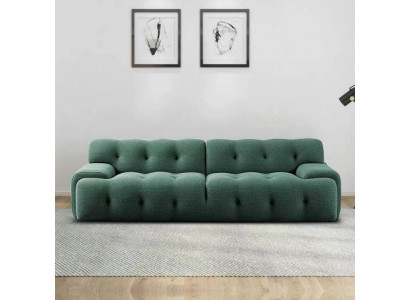 Design Sofa 2 miejsce do siedzenia Relaks Sofy Club Włókienniczy Podkładka Kanapa Materiał Kanapy