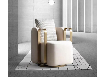 Designerska luksusowa sofa Fotel 1 miejsce do siedzenia TV Lounge Szezlong Włókienniczy