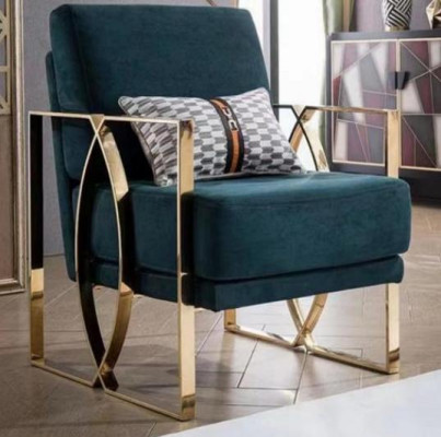 Luksusowy Fotel Nowoczesny Design Green Relaks Fotel Siedziba Luksusowa Poczekalnia Nowość