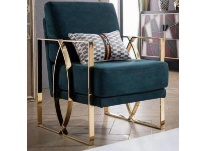 Luksusowy Fotel Nowoczesny Design Green Relaks Fotel Siedziba Luksusowa Poczekalnia Nowość