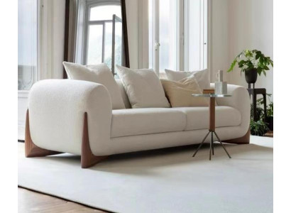 Sofa 3 miejsce do siedzenia Biały Wysokiej jakości podkładka Sofas Design Włókienniczy nowa Modern