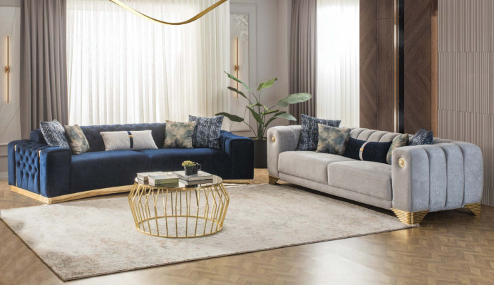 Zestaw sofowy 4 3 miejsce do siedzenia Design Couch Podkładka Sofy Modern Grupa Zestaw nowy
